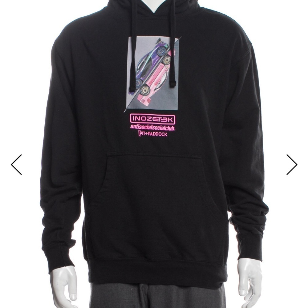 Anti SocialSocial Club
x Pit+Paddock Graphic Print Hoodie Small